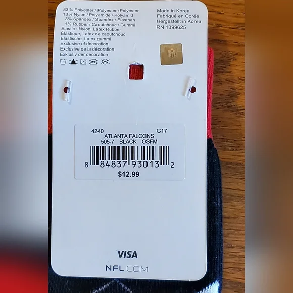 NFL Atlanta Falcons Fan Socks - Picture 4 of 4